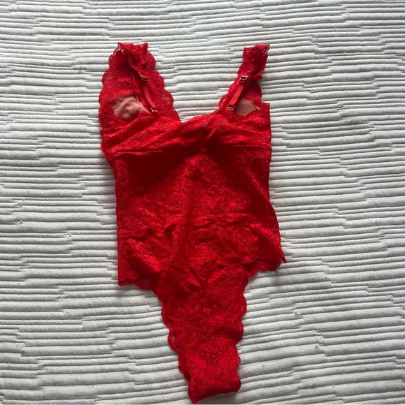 We Are HaH Cherry Red Bodysuit - Picture 5 of 5